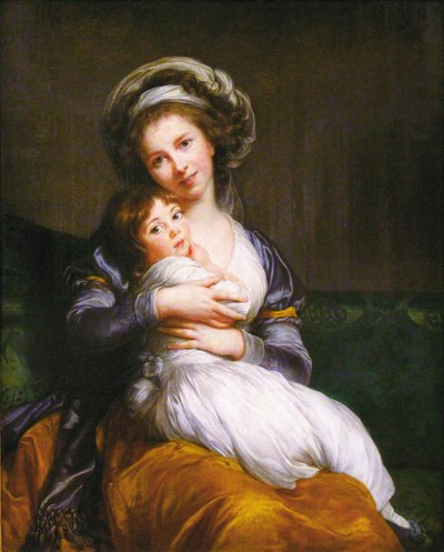 Madame Vigée-Lebrun et sa fille, Jeanne Lucia (Julie) - Elisabeth Louise Vigee Lebrun